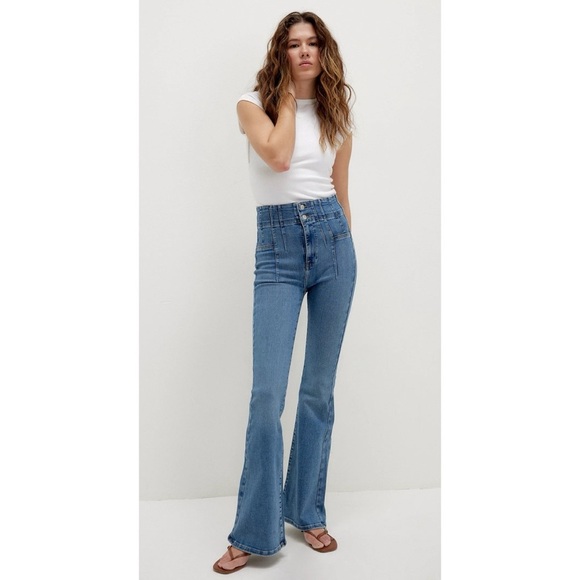 Free People We The Free Jayde Flare Jeans Size 29 - Picture 1 of 11